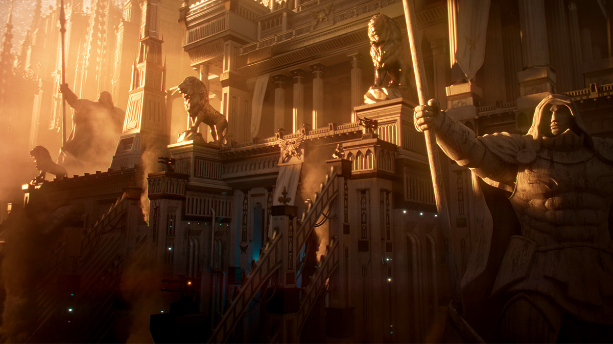 The Imperial Palace on Terra in Warhammer 40K by Games Workshop